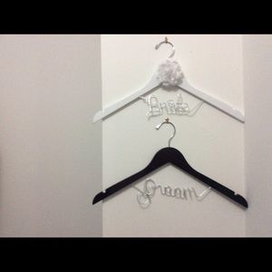 Bride and Groom hangers